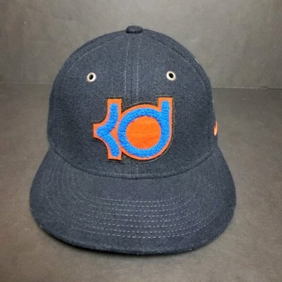 Nike True Tech KD Black Kevin Durant Adjustable Hat Leather Strap - Picture 1 of 6